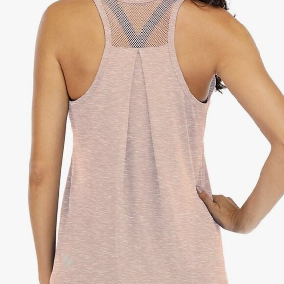 ICTIVE Racer Back Loose Fit Tank Apricot Size Women's Small - Picture 2 of 2